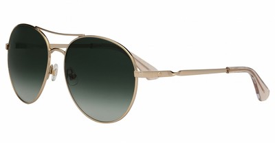 Kate Spade Joshelle/S Aviator Sunglasses Gold Green Gradient FWM9K 60-17-140 Kate Spade Joshelle Sunglasses Aviator Gold Metal 60-17 140  main image 4