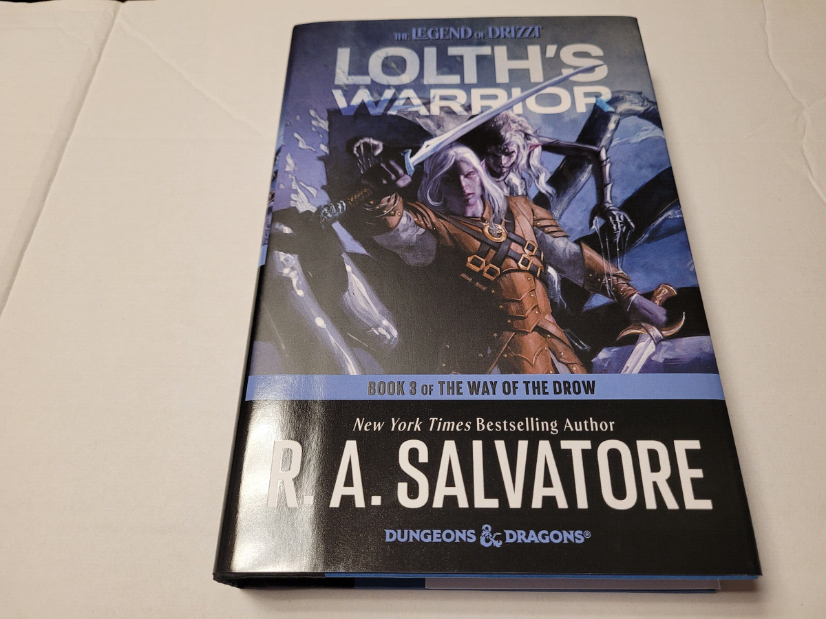 Lolth's Warrior by R. A. Salvatore (2023, Hardcovr) SIGNED 1st/1st Lolth's Warrior by R. A. Salvatore (2023, Hardcovr) SIGNED 1st/1st