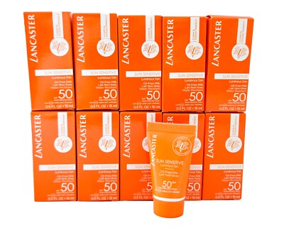 Lancaster Clean Sun - Sensitive Oil-Free Milk SPF 50 - 150 ml ( 10x 15 ml )