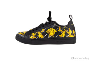 Versace Low Top Leather Vitello St. Barocco Signature  display picture 1