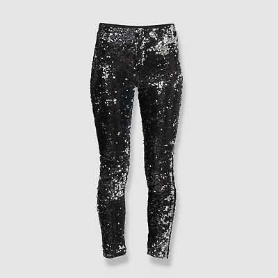 【送料&関税込】Isabel Marant Black Sequins Madilio Pant $980 Isabel Marant Isabel Women's Black Madilio Sequin