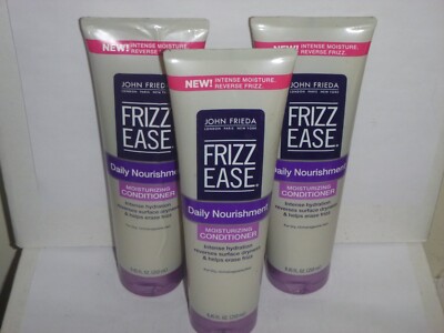 (3 pack)  John Frieda Frizz Ease Daily Nourishment Conditioner 11oz ea