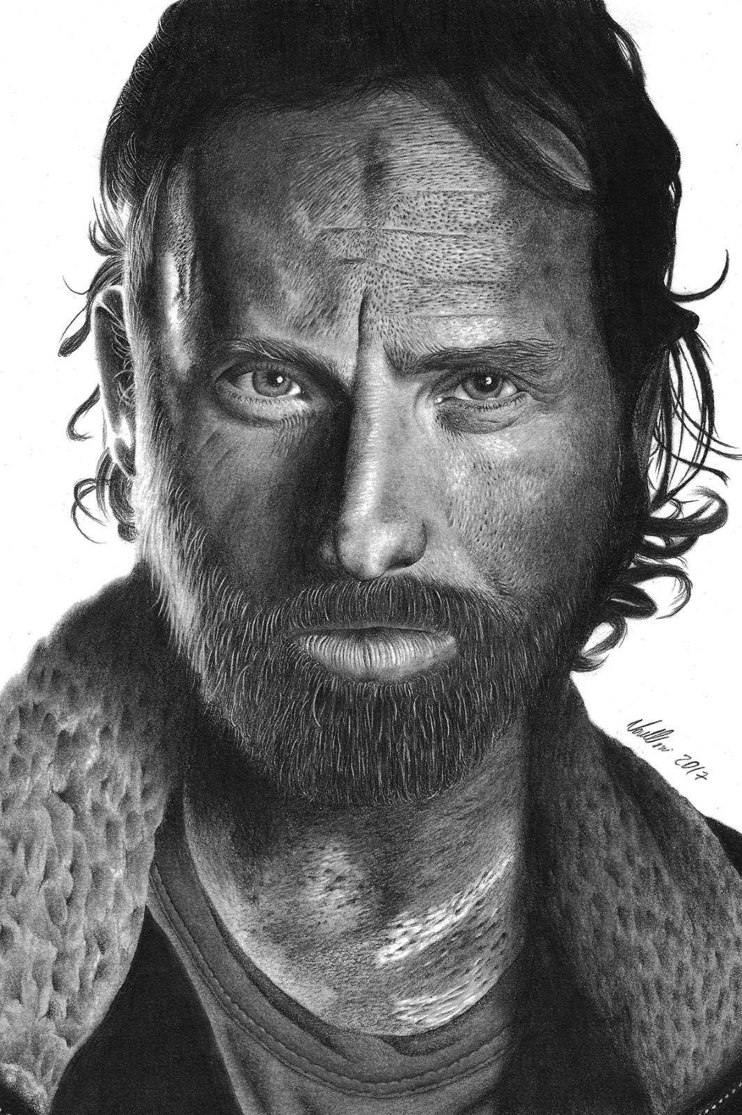 WALKING DEAD RICK GRIMES Canvas Art Print eBay