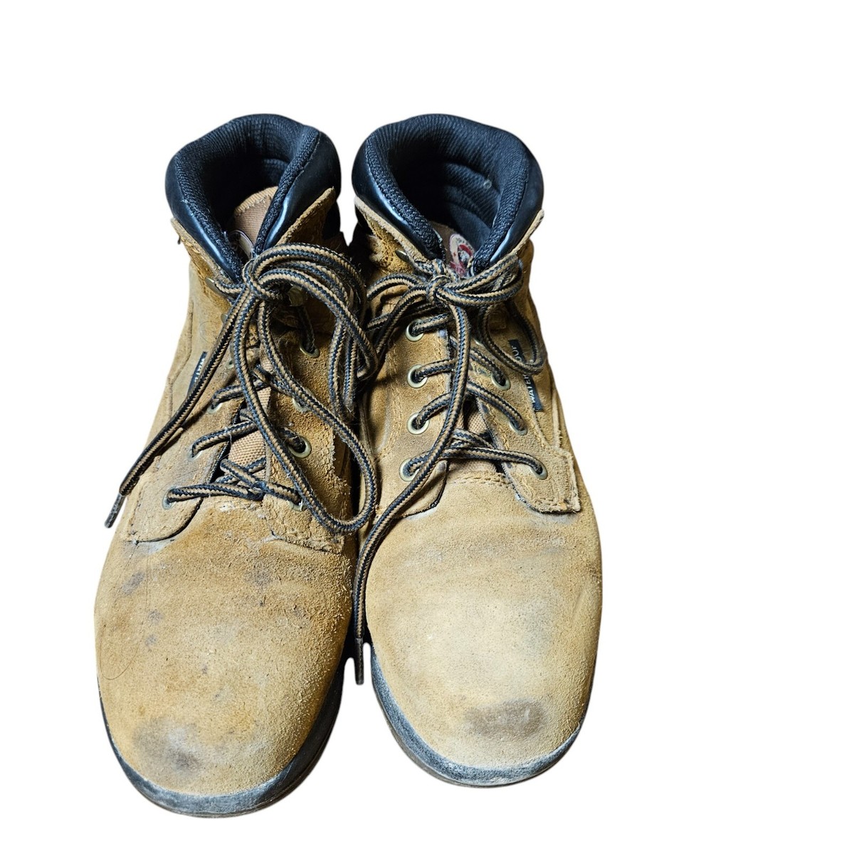 Brahma Work Boots Womens Brown Steel Toe Lace Up Leather