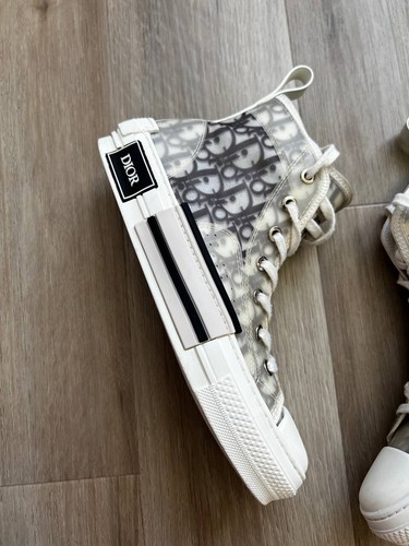 Christian Dior Oblique All Pattern High Top Sneakers Shoes Women's Size 39 - Picture 8 of 22