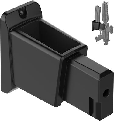 Gun Wall Mount with Holder,Vertical Gun Wall Moun Display,Storage Rack with Lock