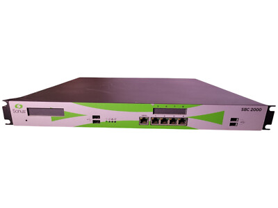 Sonus VoIP Gateway SBC 2000 T1E1-8 Module Licensed Managed Border Controller