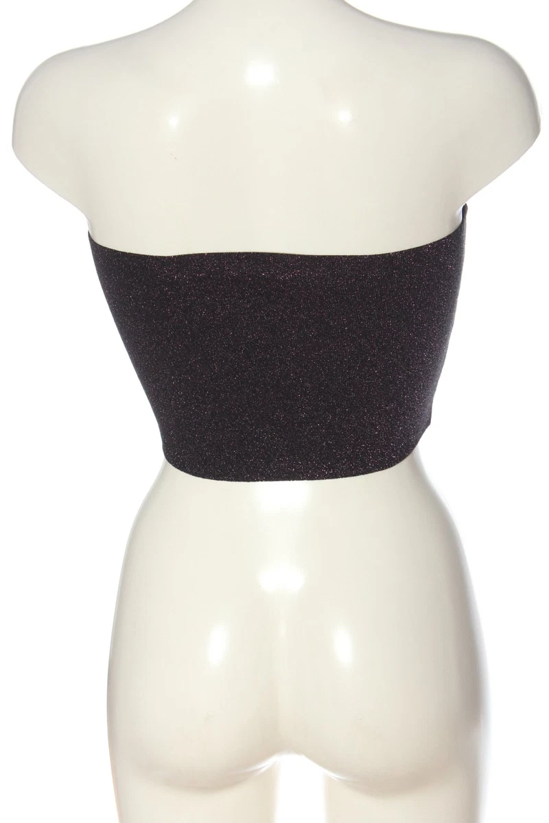 ZARA Top spalle scoperte Donna Taglia IT 40 nero lilla elegante eBay