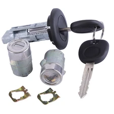 Ignition Switch & Door Lock Cylinder SAME KEYS MATCHED For Chevy GMC TRUCK 01-07