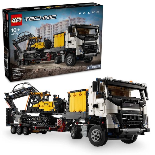 Camión Volvo FMX 42175 LEGO® TECHNIC y excavadora eléctrica EC230 NUEVO - Imagen 1 de 11
