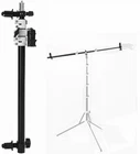 Multi Function Studio Light Reflector Bracket Flash Holder Telescopic Boom Arm
