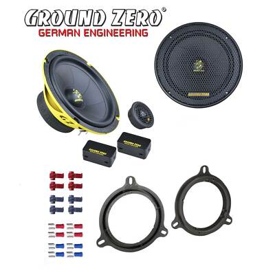 Ground Zero Auto SPL Lautsprecher System 16,5cm für Renault Twingo III ab 2014