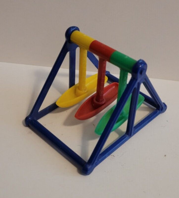 CIRCUS plastic MIDWAY CARNIVAL Swing BOATS RIDE for S GAUGE American Flyer TRAIN