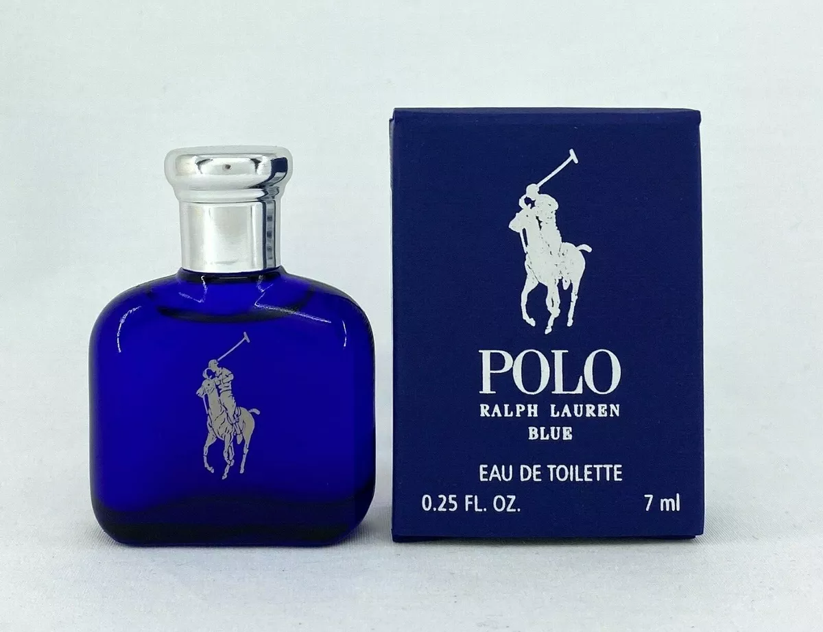 RALPH LAUREN POLO BLUE EAU DE TOILETTE FOR MEN 7 ML. 0.25 FL.OZ