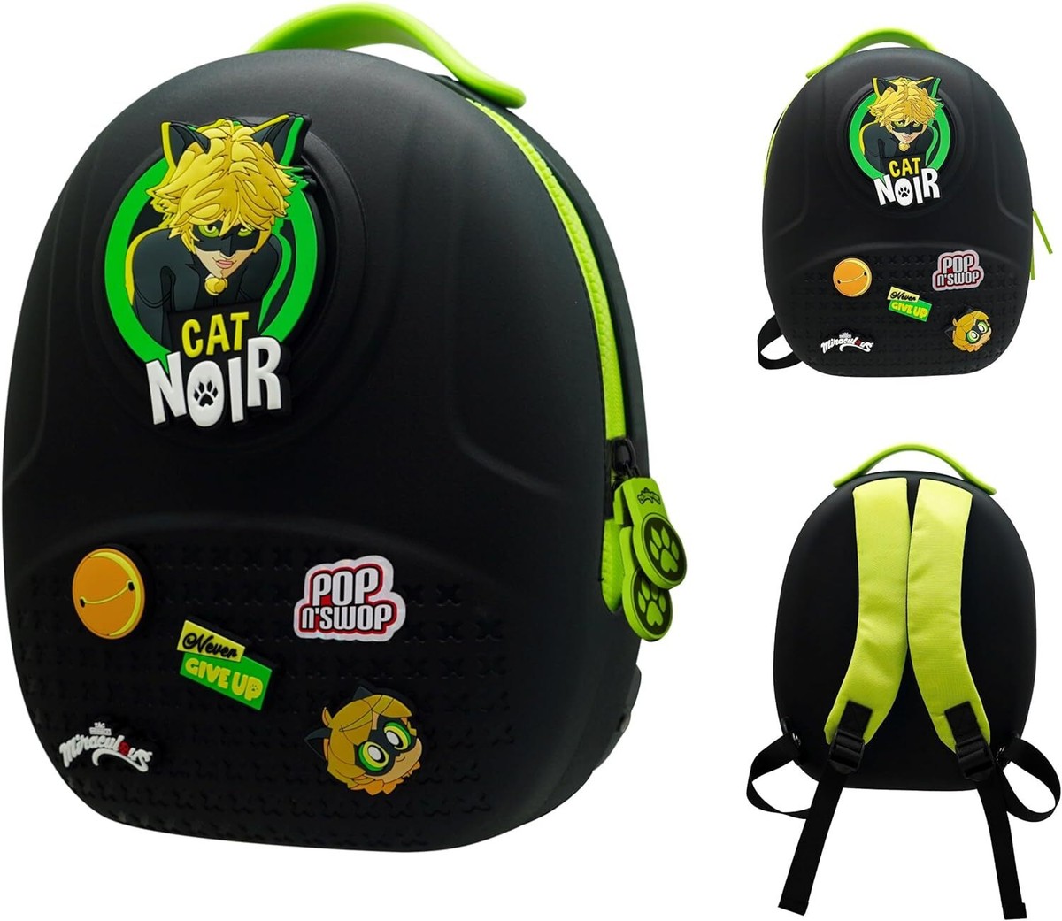 Cat Noir Mochila Miraculous Miraculous Ladybug Pop N' Swop