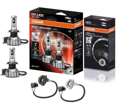 OSRAM NIGHT BREAKER H7 LED 330% Set für VW Golf 6 H7 & Canbus-Adapter E9 5813 - Bild 1 von 4