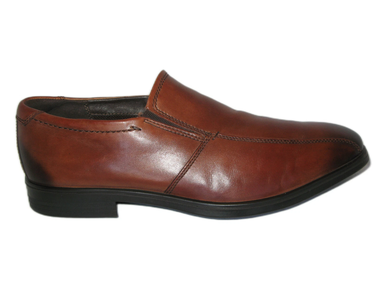 Mocassini ECCO da uomo marroni in pelle taglia UE 44 USA 10 10 5