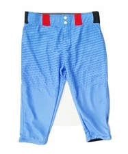 Southside Mavericks Team Softball Knickers 3/4 Pant Women's Medium Blue Red