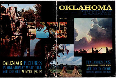 Oklahoma Today Fall 1961 Issue Bud Wilkinson OU Football Teagarden Pioneer Women