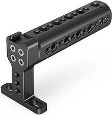 Ergonomic DSLR Top Handle Grip with Cold Shoe Mount for Camera Rig