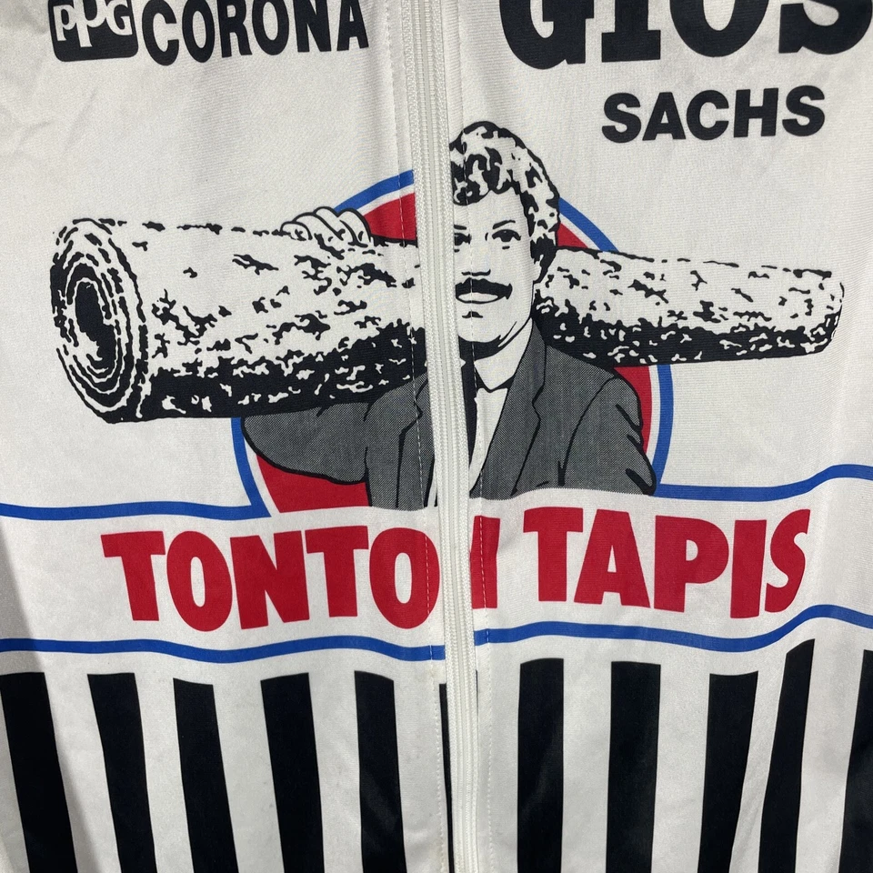 RARE Tonton Tapis team cycling jersey size large Long Sleeved - Image 2 of 4