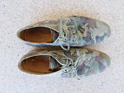 Cole Haan Shoes Mens 8 Lunargrand Magura Forest Camo Wingtip Oxford Career Party Cole Haan Lunargrand Magura Forest Camo Wingtip Oxford  main image 4