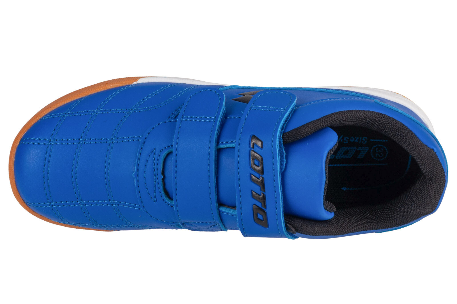 Indoor football trainers for Boy, Lotto Pacer K, blue image 3