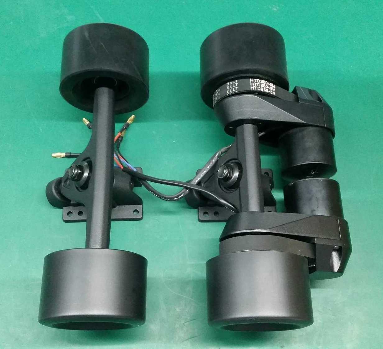 DIY dual 1500W electric longboard drive kit 90MM wheel 7"tru