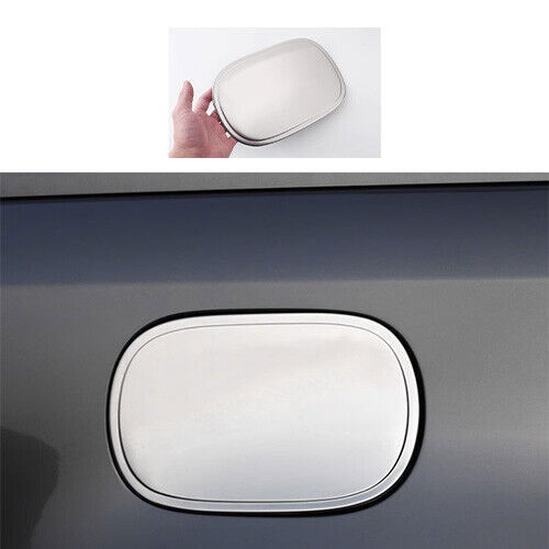 1PCS Silver Steel Exterior Fuel Tank Cap Cover For Land Rover Defender 2020-2023