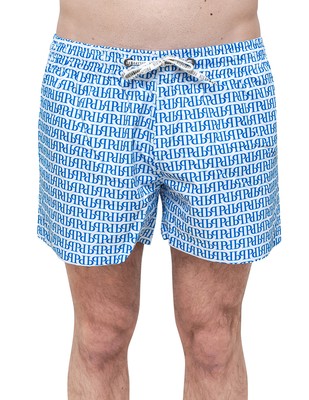 COSTUME UOMO PHILIPP PLEIN BIANCO BLU SHORTS PANTALONCINO BERMUDA MARE |  eBay