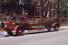 LaSalle IL 1928 American LaFrance 85' Aerial Ladder - Fire Apparatus Slide