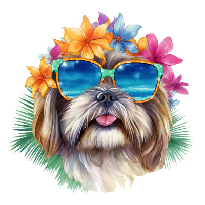 Shih Tzu Auto Aufkleber Hunde Sticker