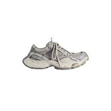 BALENCIAGA Stapler $1150 Women's Beige/Grey Sneakers New And Authentic