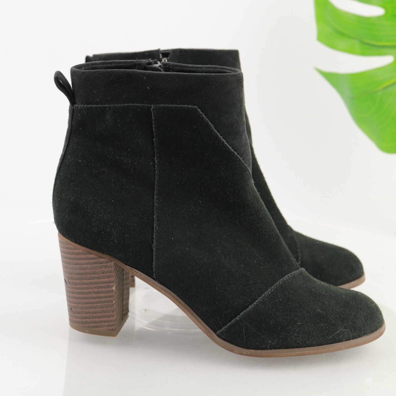 Toms Women's Lunata Boots Size 9 Black Suede Bloc… - image 3