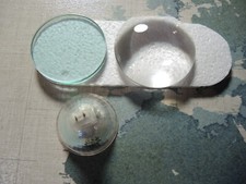 Kodak Carousel Proj. Heat Absorbing Glass Condenser Lens Set 650 750 850 lamp