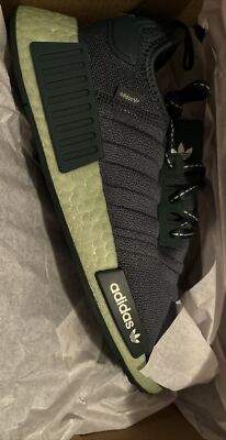 Adidas Originals NMD R1 Linen Green Mineral Womens Running Sneakers GW9477