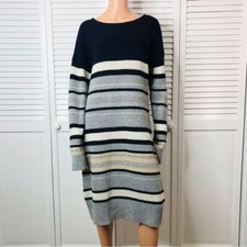 *NEW* CAARA Striped Long Sleeve Soft Wool Sweater Dress Size XL, MSRP: $149.00