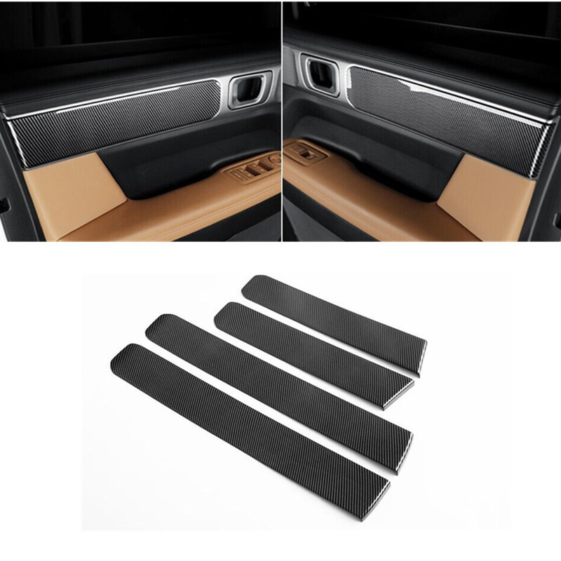 For Hyundai Santa Fe 2024 2025 Carbon Fiber Inner Door Armrest