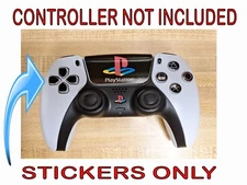 RETRO PS5 Controller Classic Buttons-Custom Buttons-Touchpad (Stickers ONLY) X-O