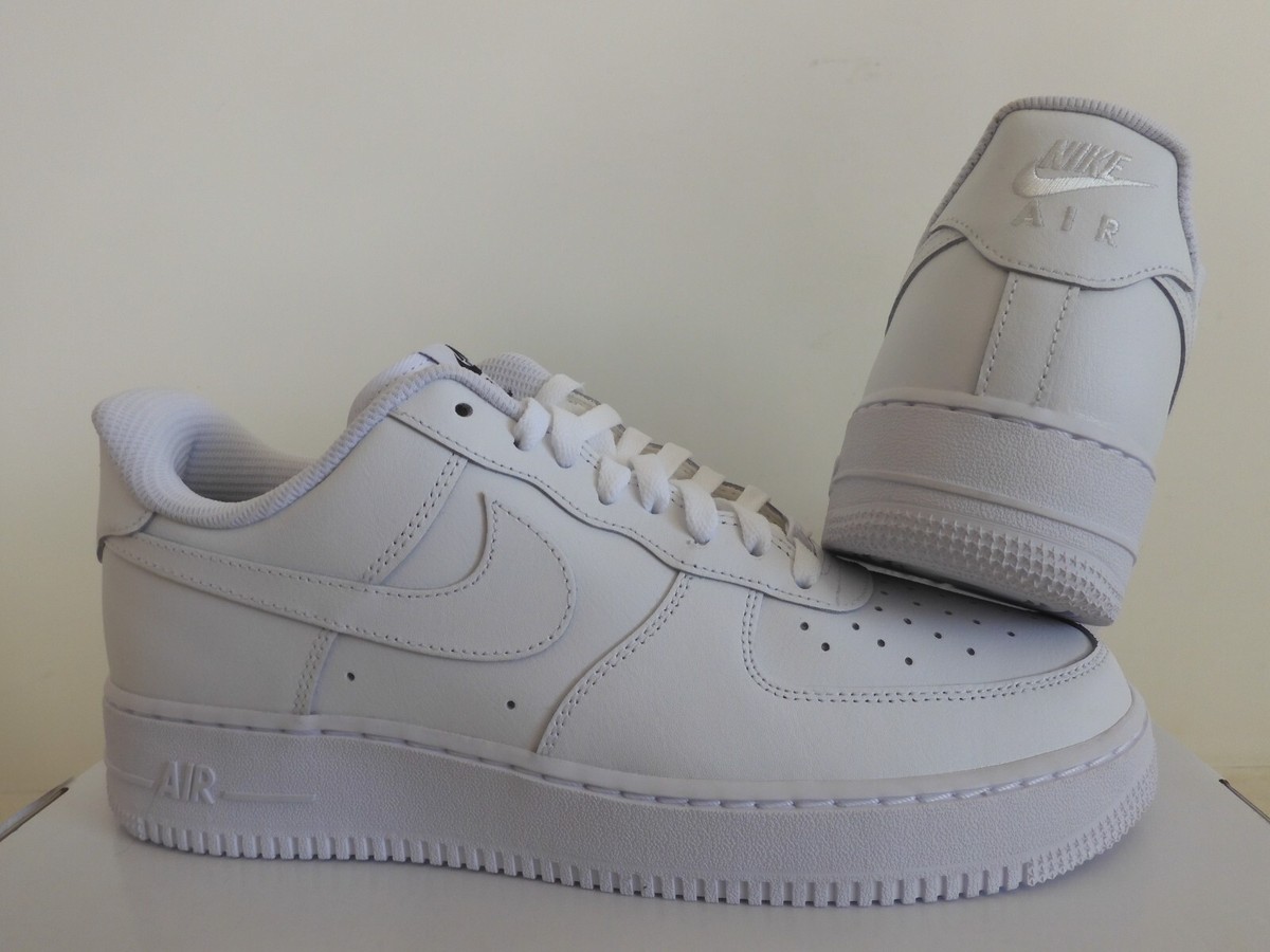 Nike Air Force 1 Low Id Nike By You All White Mens Sz 10 [CT7875