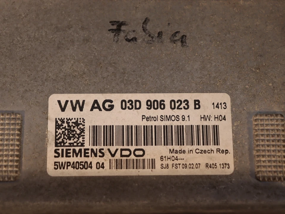 Kit centralina motore Skoda Fabia I 6Y 1,2 l BMD 03D906023B 5WP40504 SIMOS 9.1 - Immagine 4 di 4