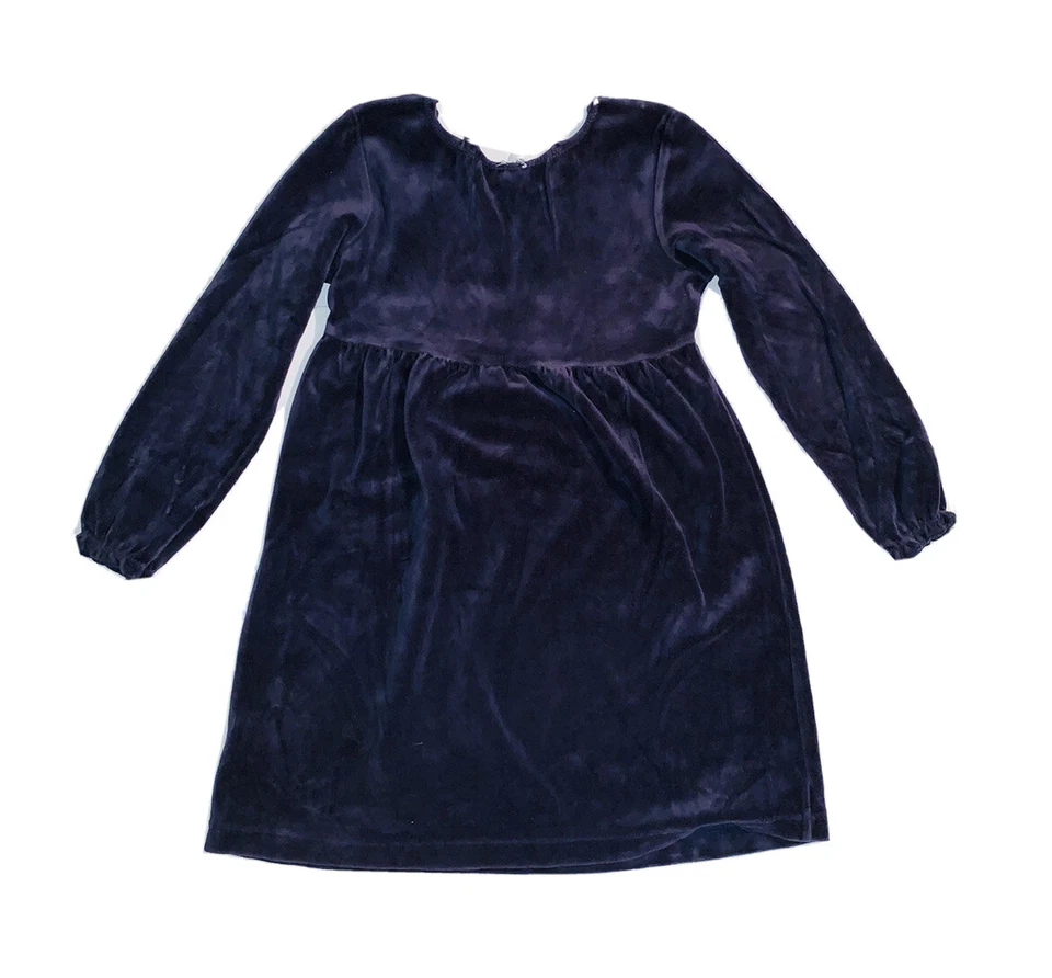 Vestido de veludo feminino Tommy Hilfiger tamanho 6 manga longa - Imagem 2 de 4