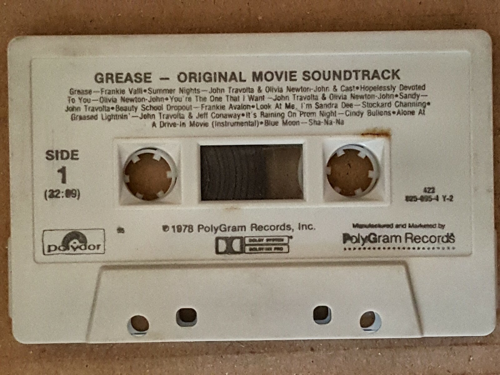 Grease+Original+Soundtrack+Germany+Release+Doppelte+Spielzeit+Cassette+Tape for sale online eBay