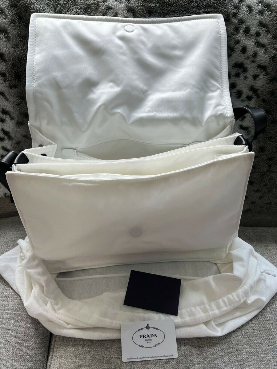 Shop Prada Large Padded Re-Nylon Tote Bag