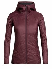 Icebreaker Women Helix Full Zip Hooded Jacket (s) Velvet 104849614