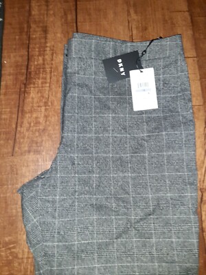 $99 DKNY New Women's Plaid Wear to Work Dress Pants $56