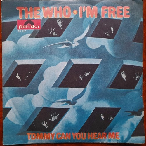 The Who I'm free 7"+PS Polydor Italy EX/Mint 1969