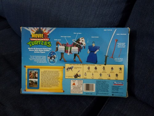 Vtg. 1992 TMNT Teenage Mutant Ninja Turtles Movie 3 Samurai Rebel War Horse NIB - Picture 4 of 7