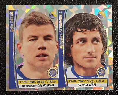 海外サッカーカード　アルゼンチン　ウバルド　フィジョール 2014 Brazil World Cup FIFA #327 EDIN DZEKO / MIROSLAV STEVANOVIC