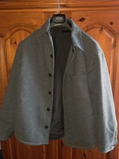Uniqlo Overshirt Jacket Grey Size Medium Mens